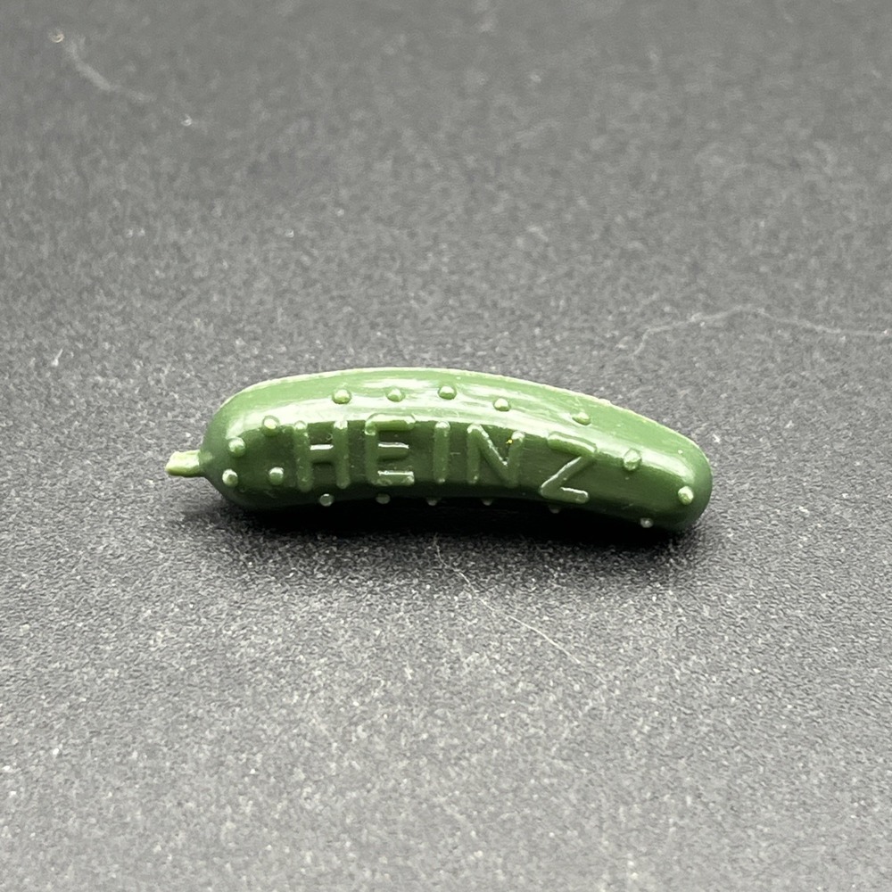 Vintage Heinz Pickle Plastic Lapel Hat Pin